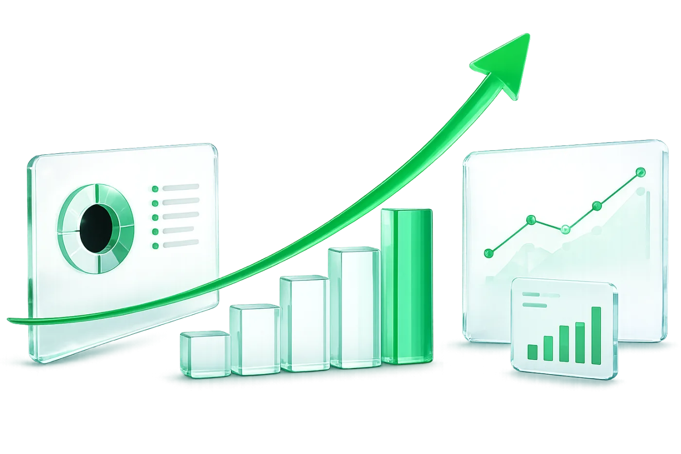 Gráfico de crecimiento del trading con IA de Roca Inverazgo